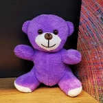 27 cm Renkli Peluş Ayı – Çiçekçiler ve Hediyelikçiler İçin Toptan - Görsel 3